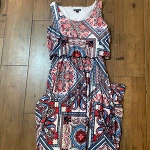 Patterned Flowy Summer Dress